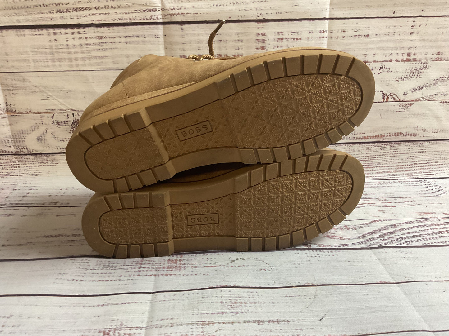 Bobs by Skechers Brown Booties Shoes Women 8