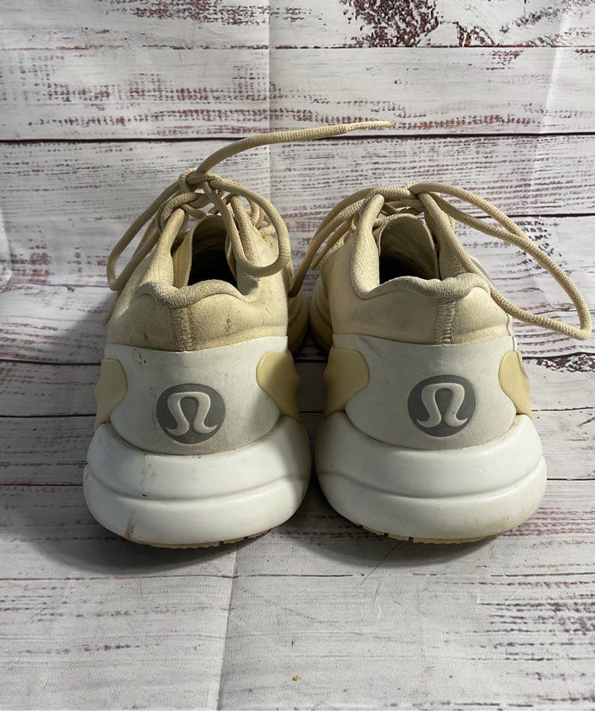 Lululemon Blissfeel Women's Running Shoes Pale Linen / White Size 8