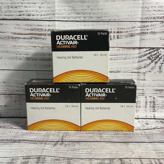 Lot of 240 Duracell Activair Hearing Aid Battery Size 312 Exp. 2022