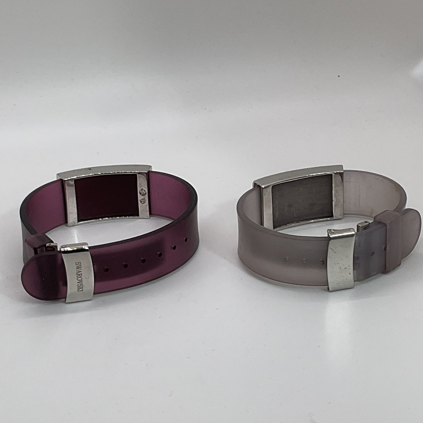 Set of 2 SWAROVSKI Jelly Rubber Crystal Bracelets