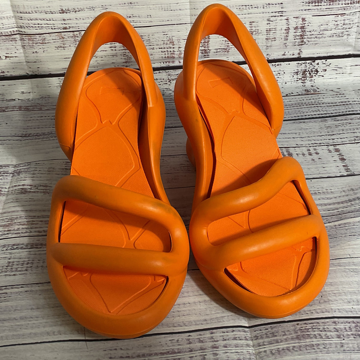 CAMPER Kobarah Orange Strappy Sandals- SZ 38/ 7.5 US