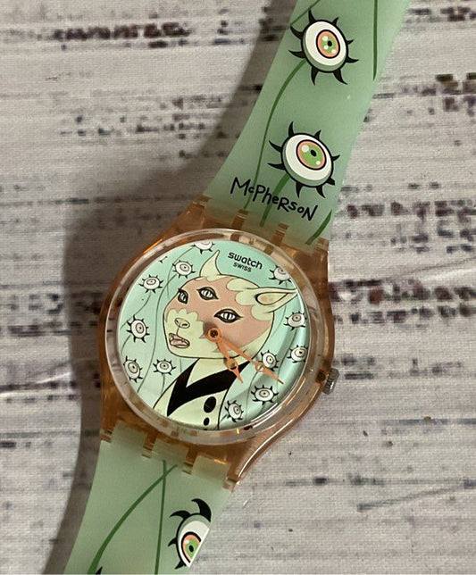 Swatch Kidrobot McPHERSON Vintage Watch Doesn't Work