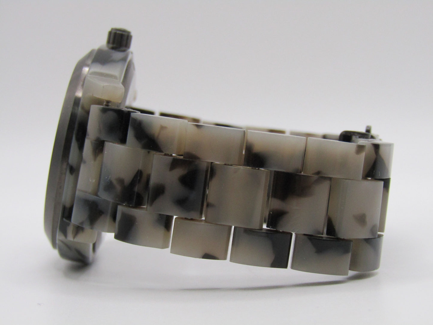 Nixon The Time Teller Acetate Men's Gray Tortoise Acetate Quartz Watch