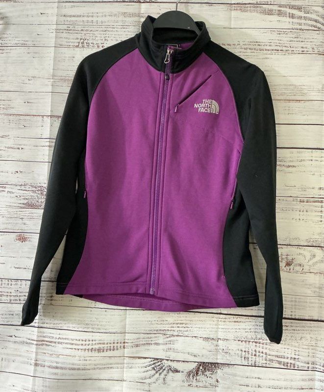 Women's The North Face Purple& Black Zip Up Jacket Size XS
