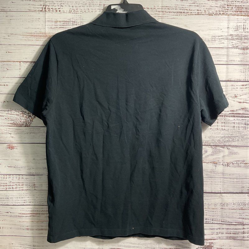 Versace Black Medusa Logo Embroidered Polo Shirt - Size XL