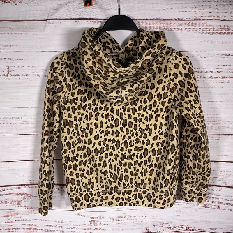 Kith Kid's Leopard Print Hoodie Sweatshirt - Size 7