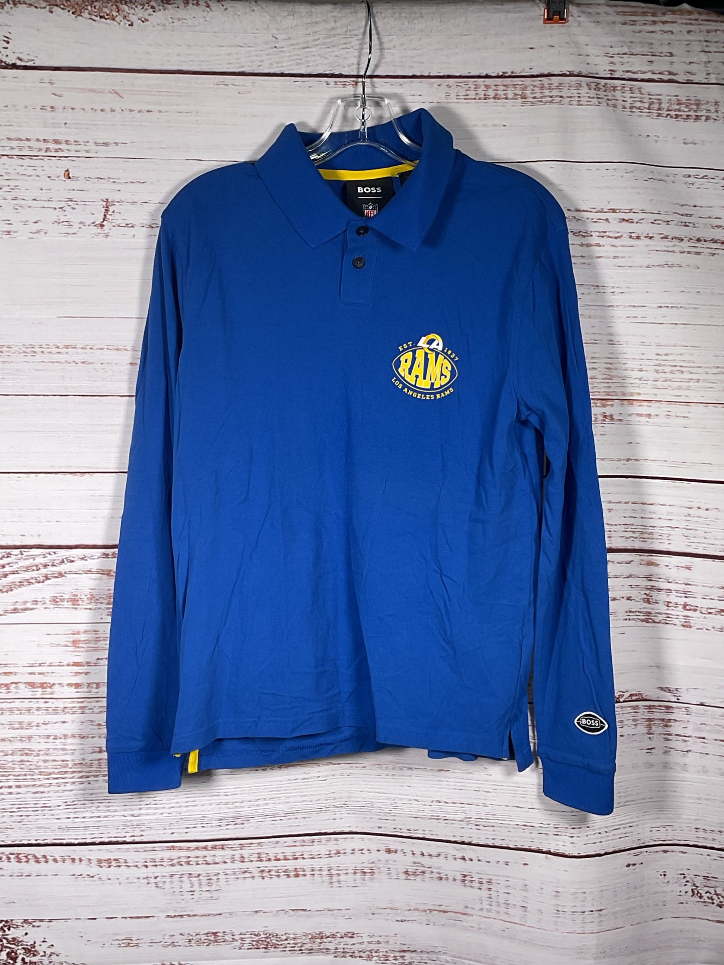 Hugo Boss Blue Long Sleeve - Size M