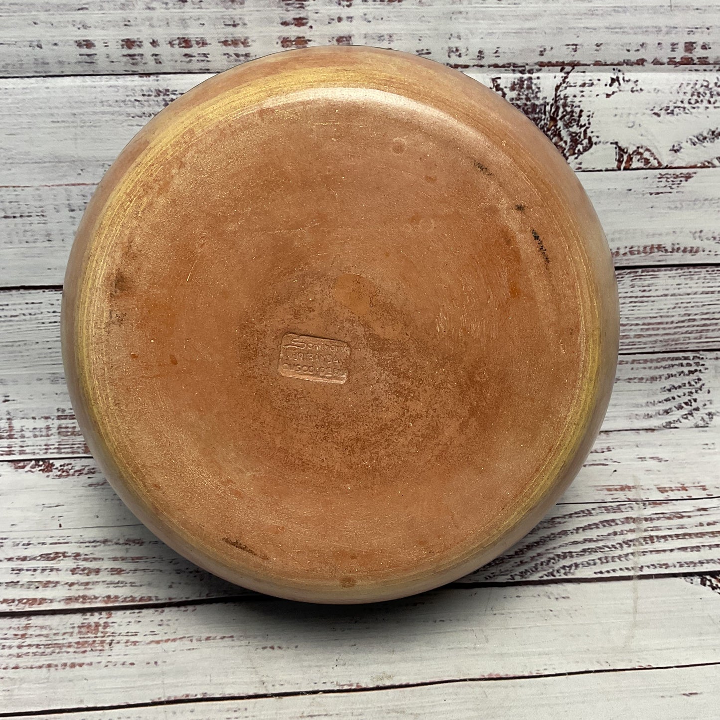 Seminario Urubamba Cusco Peru Pottery Earthenware Ceramic Bowl 9.5"