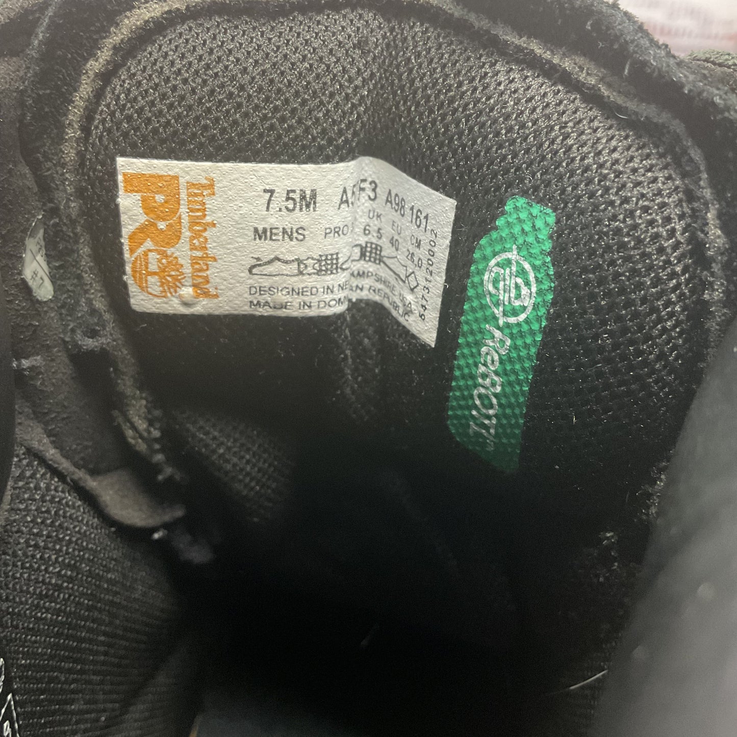 Timberland PRO Sawhorse 6 Black Composite Safety Toe Boot Men 7.5