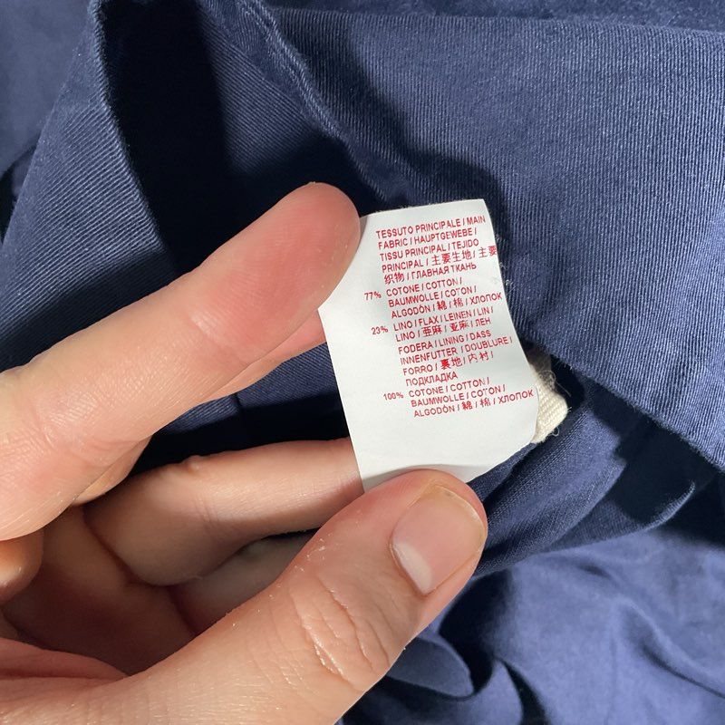 Marni Cross Ruffle V-Neck Light Navy Silk Blend Sleeveless Mini Dress - Size 44