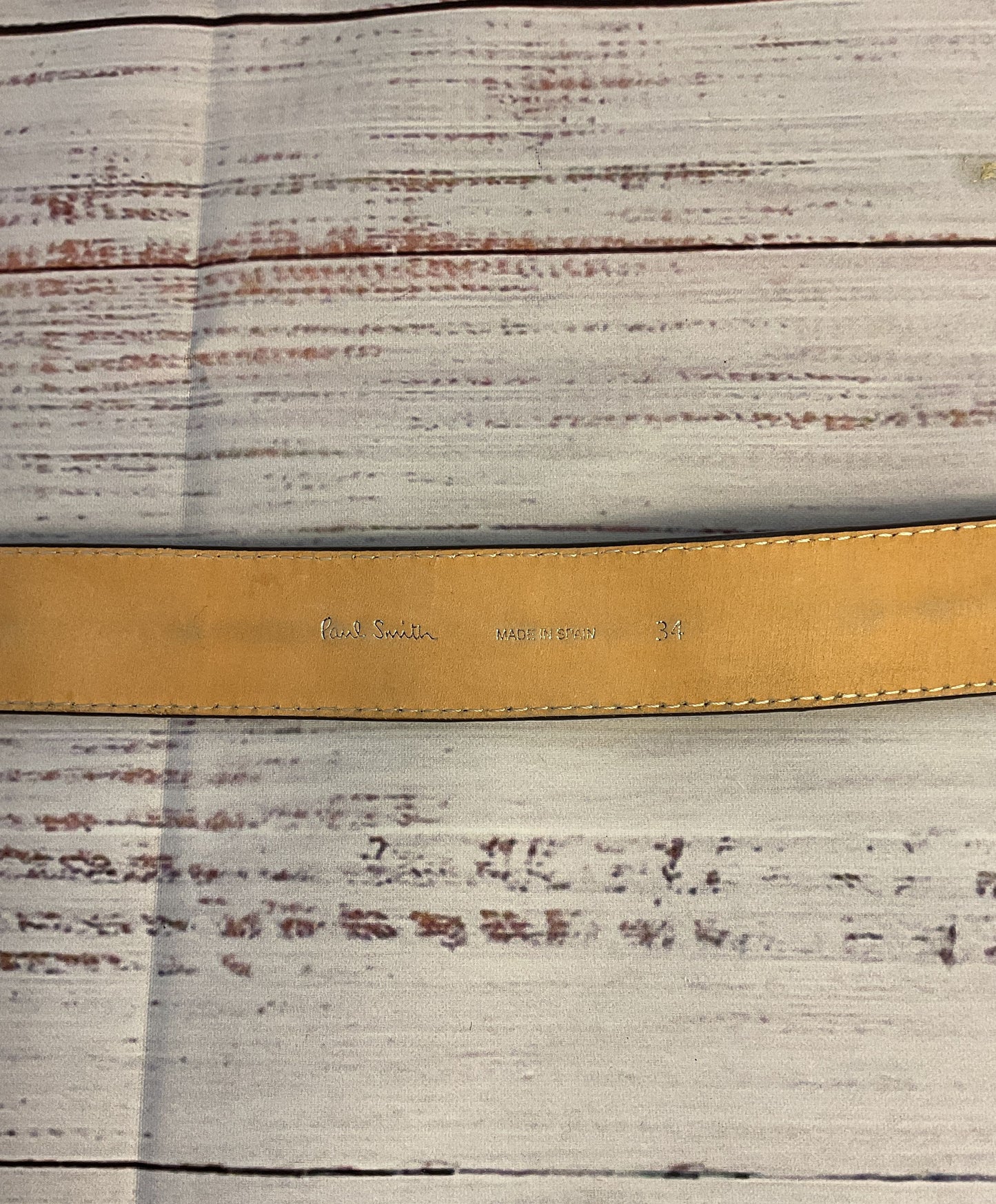 Paul Smith Navy Blue Belt - Size 34