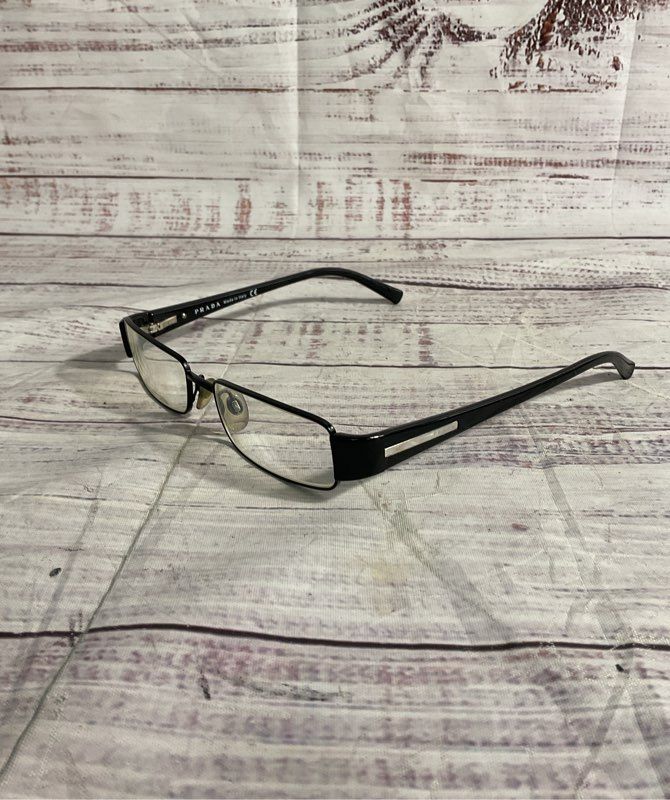 Prada VPR 72H 1BO-101 Black Eyeglasses Frame Only With Case