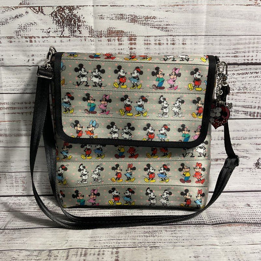 Harveys X Disney Mickey & Minnie Through the Years Messenger Bag Seatbelt Purse