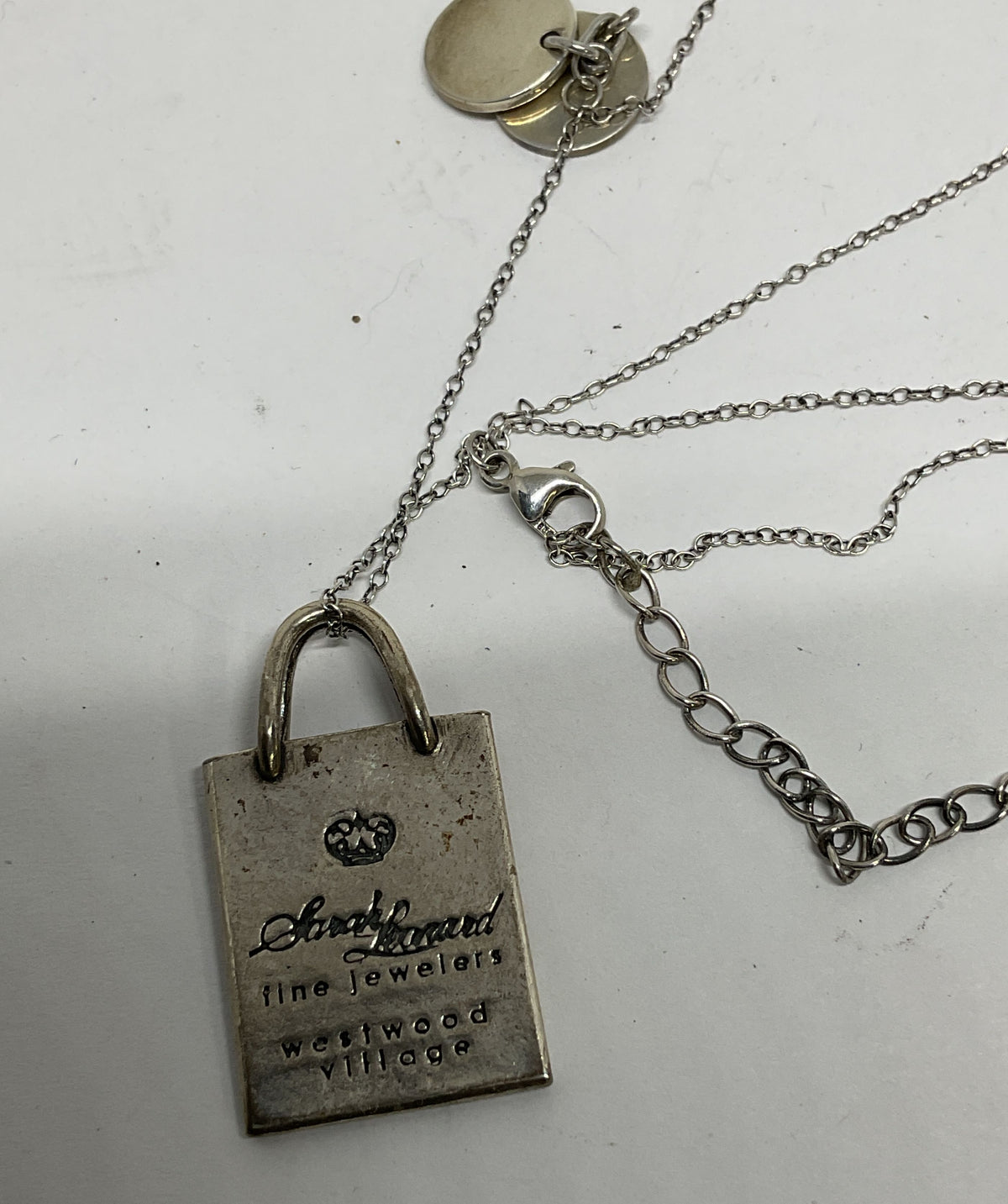 Sterling Silver Pendant JFC 2009 with Chain Necklace
