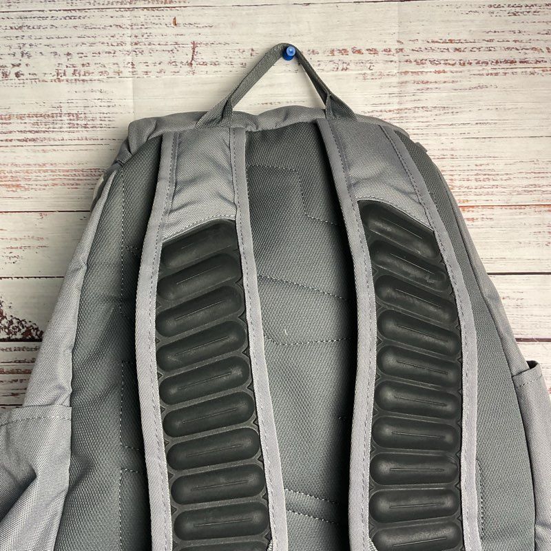 Nike Hoops Elite Max Air Quad Zip System Gray Nylon Backpack
