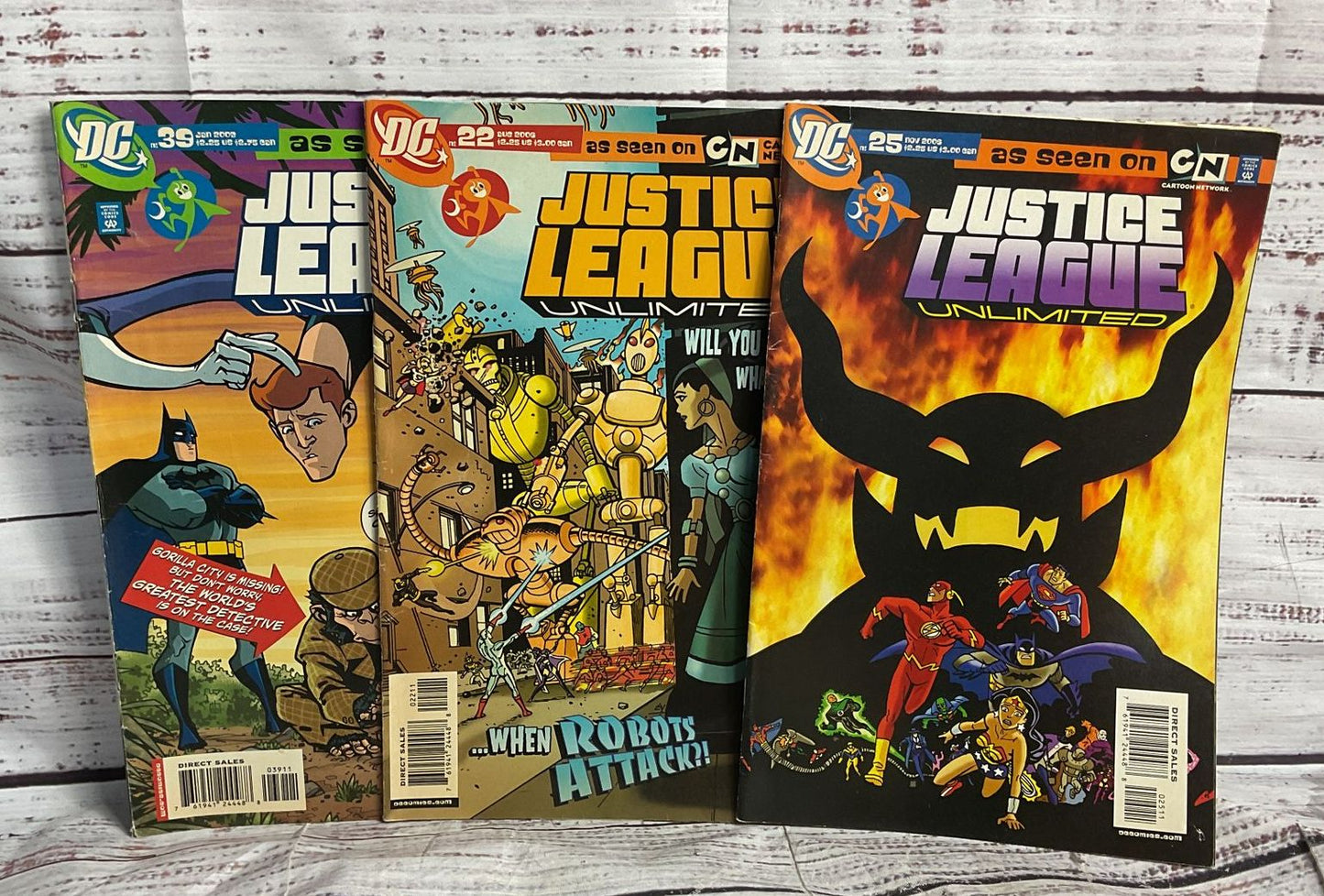 DC Comics Justice League Unlimited Lot of 13 Comic Book Collection