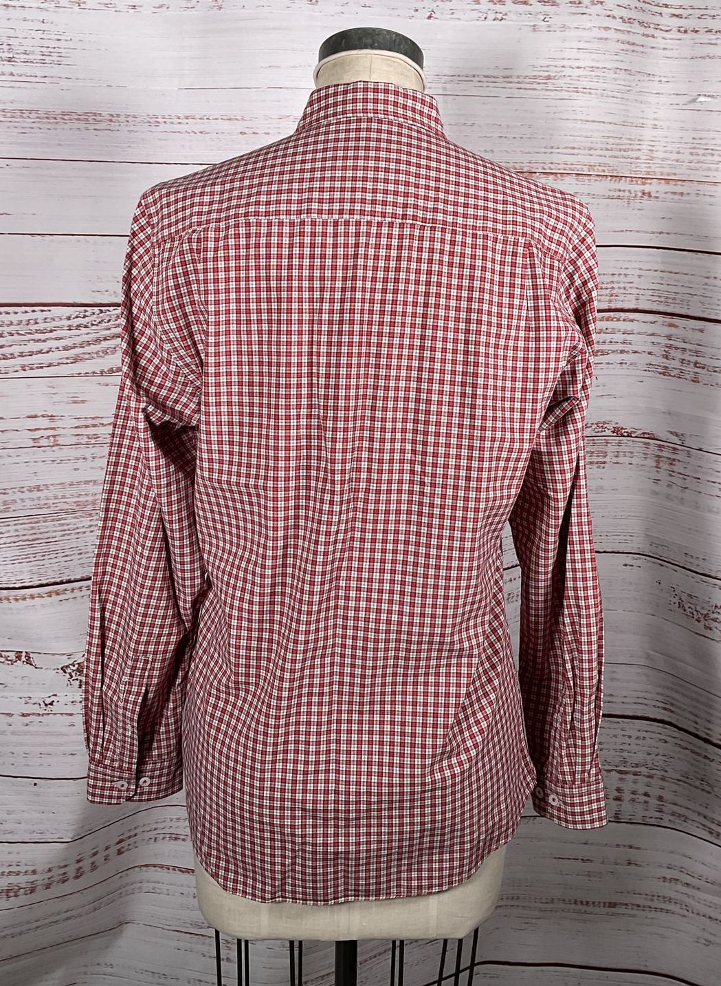 Zadig & Voltaire Plaid Button Down Shirt Red White M