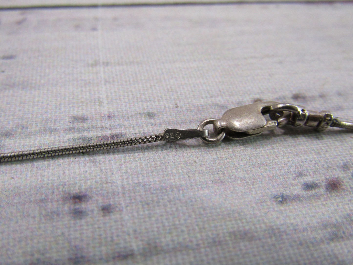 Sterling Silver Serpentine Chain Hamsa Palm Rhodolite Garnet Lapis Lazuli