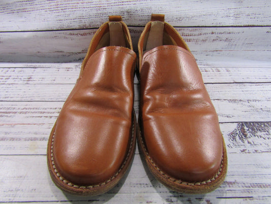 Astroflex Patnoflex Men's Tan Leather Loafers Size 8 H Made in Italy