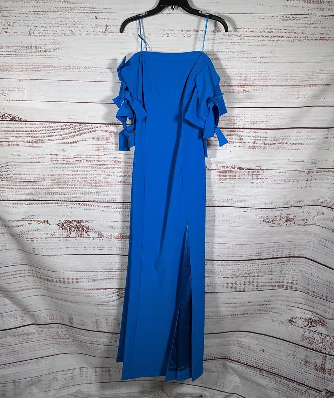 NWT Alberto Makali Electric Blue Formal Dress Size 8