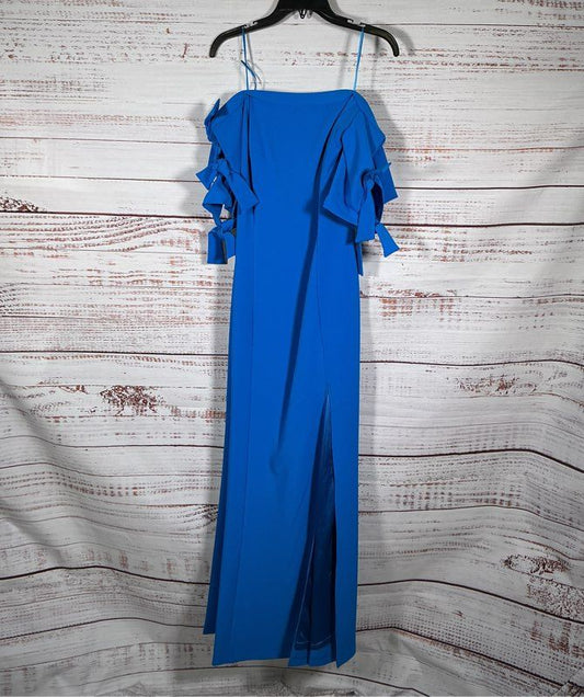 NWT Alberto Makali Electric Blue Formal Dress Size 8