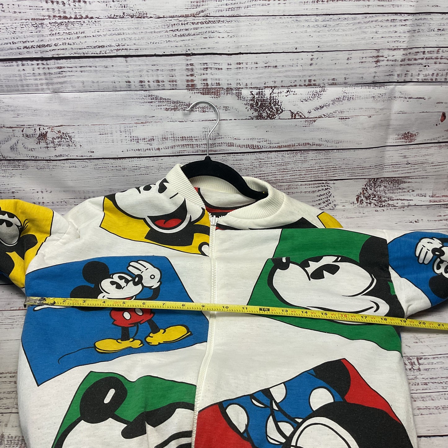 Vintage Disney Mickey Minnie Mouse Reversible Jacket - Size 19"