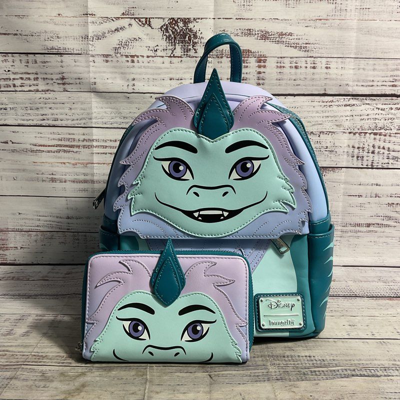Loungefly X Disney Raya And The Last Dragon Sisu Cosplay Mini Backpack & Wallet