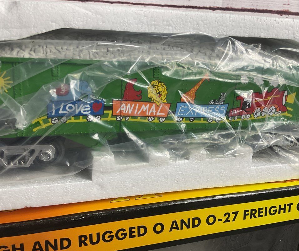 MTH Electric Trains Rail Kings I Love Toy Trains Lot Animals Dino Model Trains