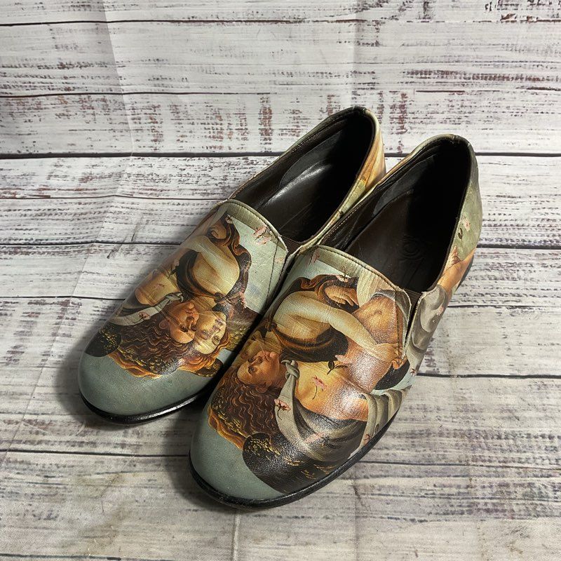 Jeon Botticelli Wearable Art Slip On Loafer Casual Shoe Women's Size 5