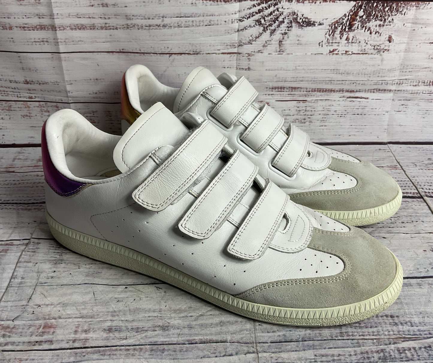 Isabel Marant Leather Beth Sneaker Multicolor 41