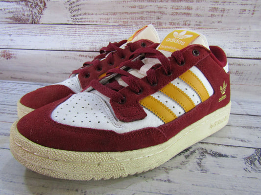 Adidas Centennial 85 Low Men's Collegiate Burgundy Gold Sneakers Size 7 HQ7047