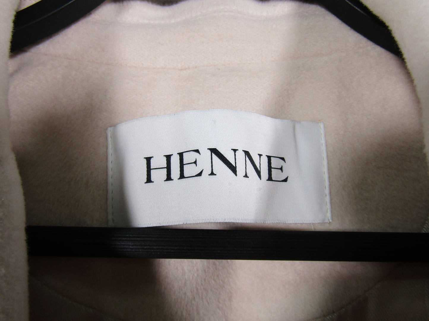 Henne Women's Beige Wool Blend Jacket Size 8