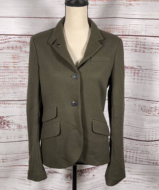 Rag & Bone Slade Wool Blazer Green 6