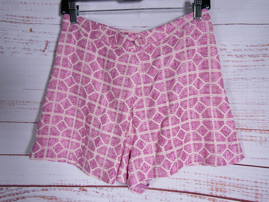 Alexis Valley Women's Pink Geometric Print Skort Size M
