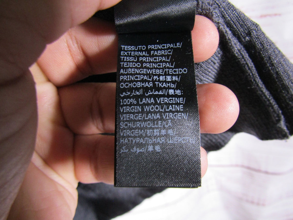 Zanone Men's Gray Wool Hoodie Sweater Size M