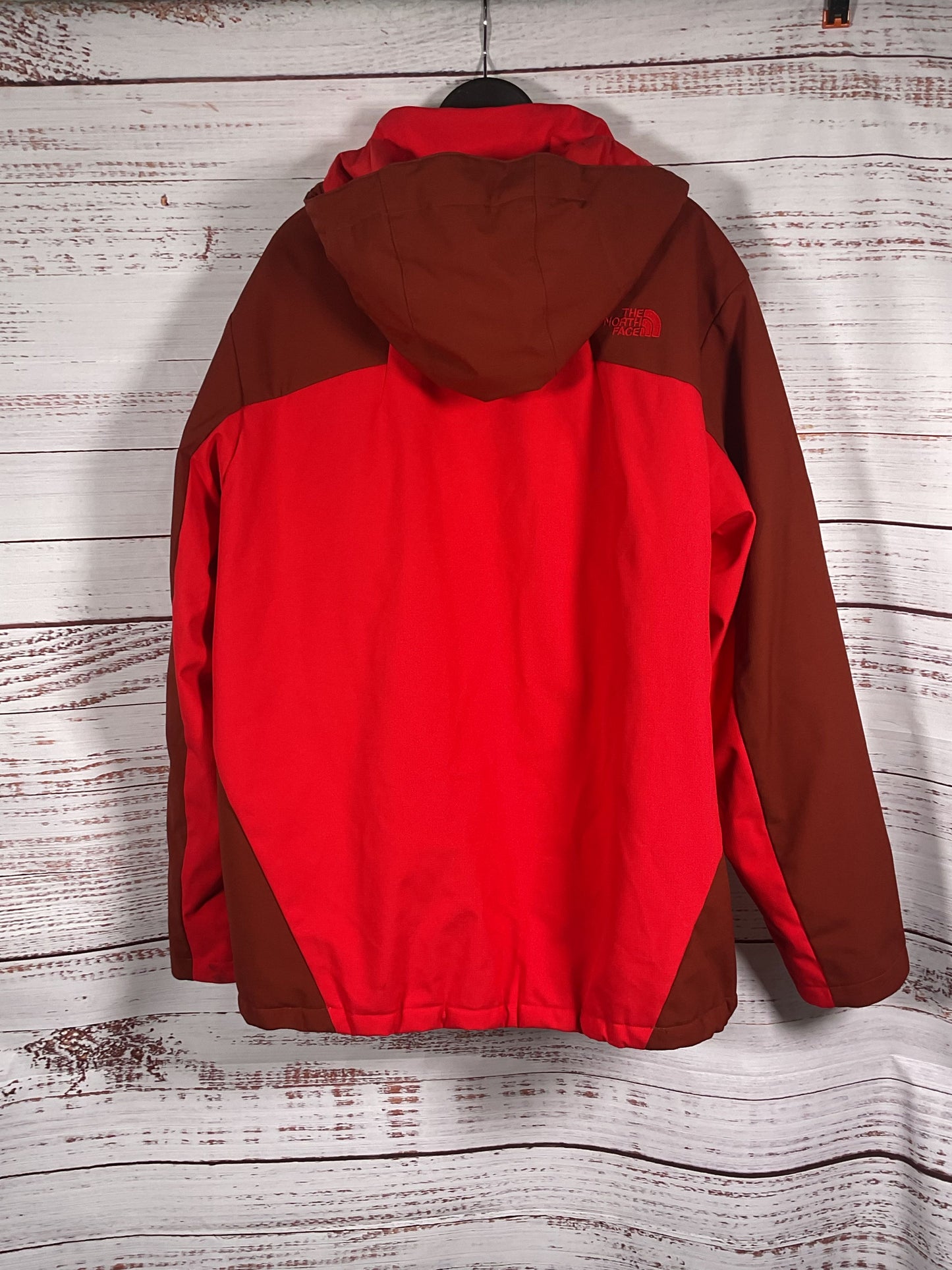 North Face Red Windwall Hooded Jacket - Size XL