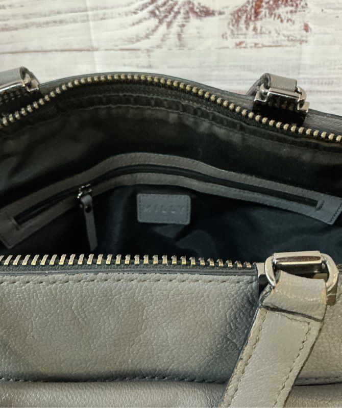 Women's Milly Gray Leather Handbag GREAT CONDITION!!