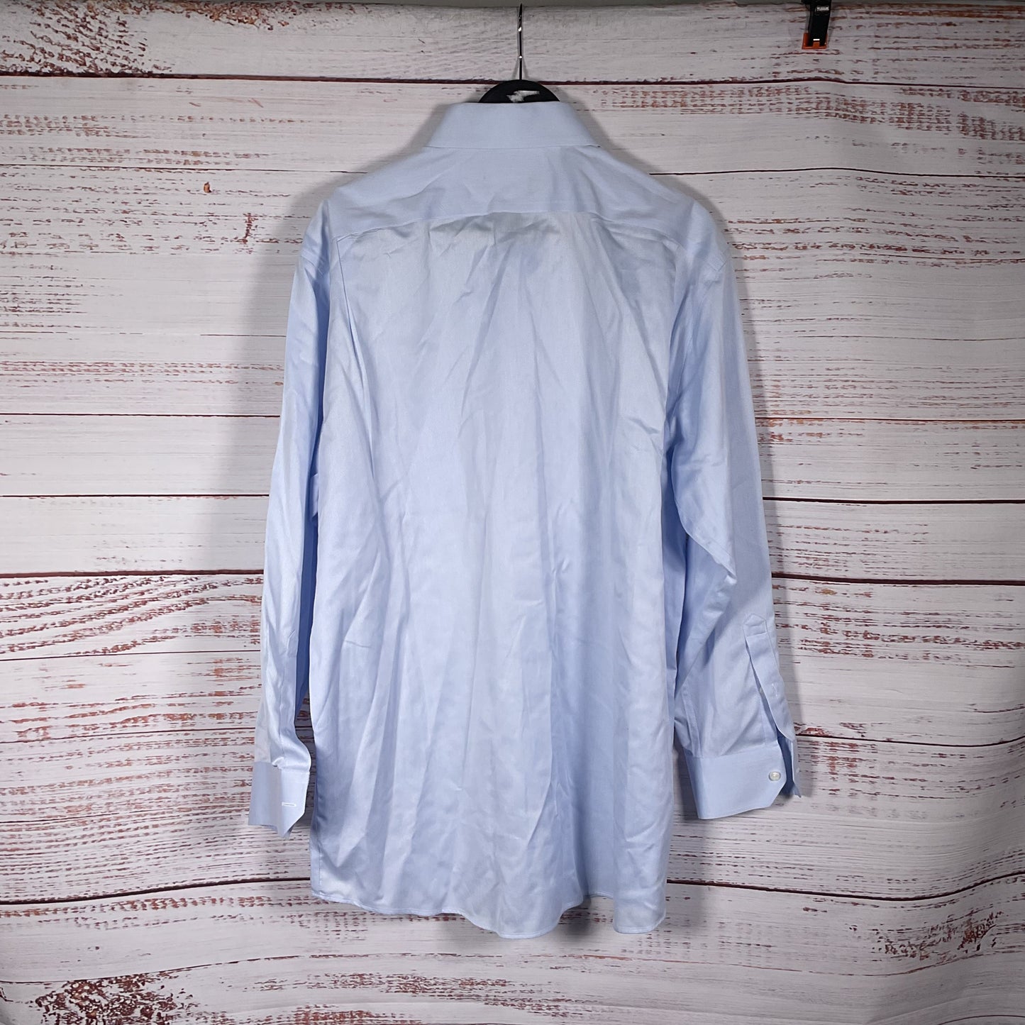 Hart Schaffner Marx Blue Button Up Long Sleeve Dress Shirt - Size 16.5 33