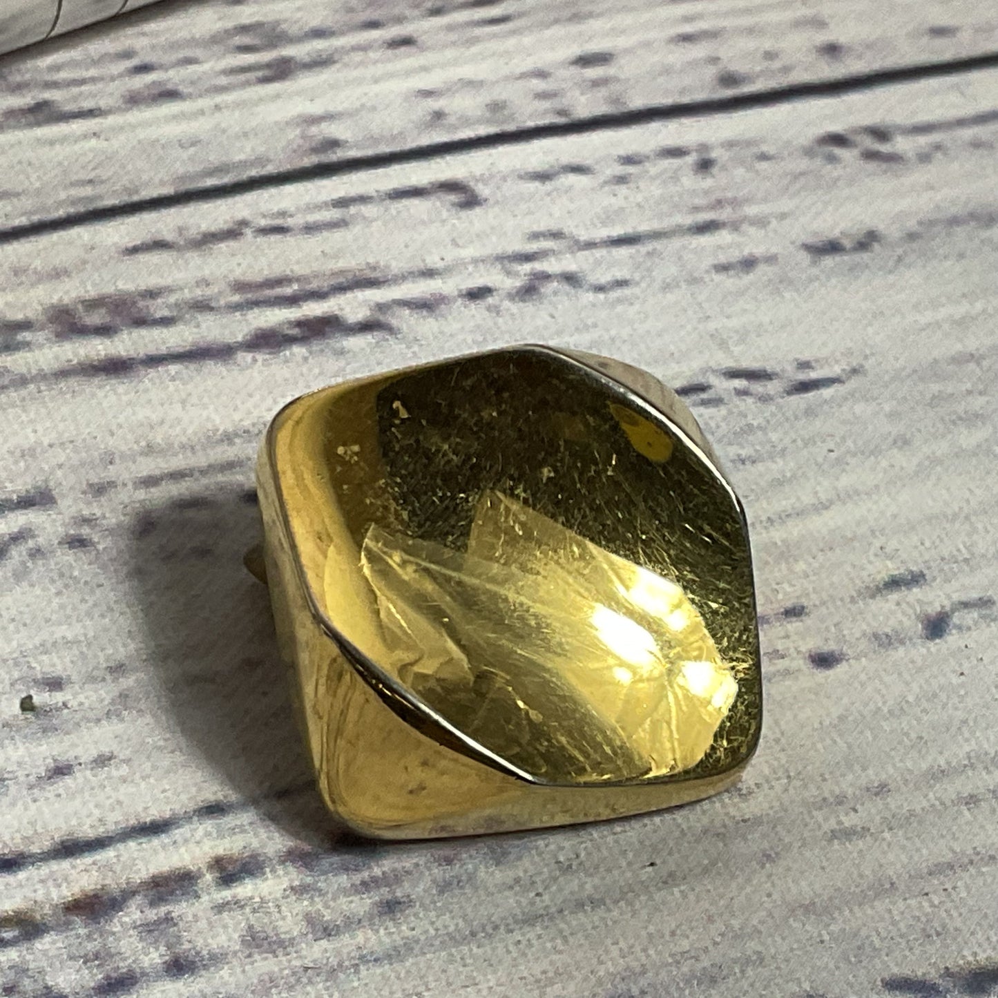 CHRISTIAN DIOR Gold Tone SINGLE Clip On Earring