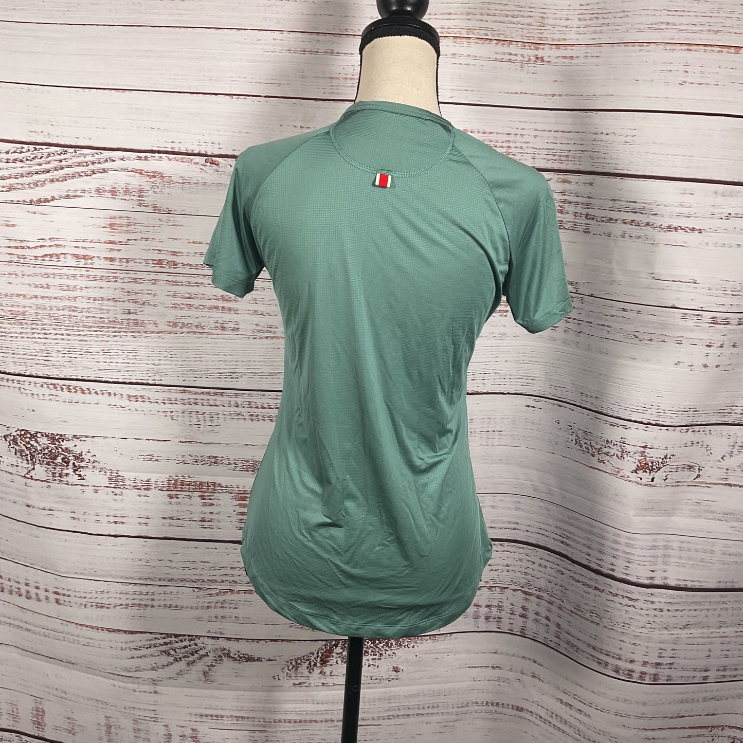 Tracksmith Patina Blue Green Polyester T-shirt - Size S