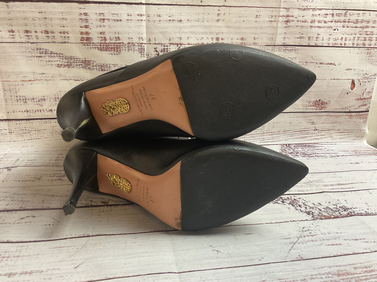 Aquazzura Black Pointed Toe Heel Boots Women 37