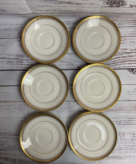 Vintage 1972 Set Of 12 Edinburgh Noritake Tea Cup Saucers