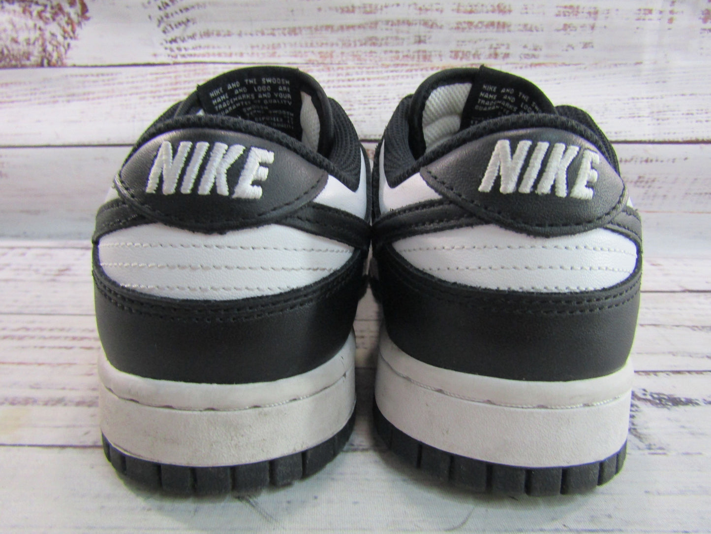Nike Dunk Low Women's Black & White Low Top Sneakers Size 7.5 DD1503-101