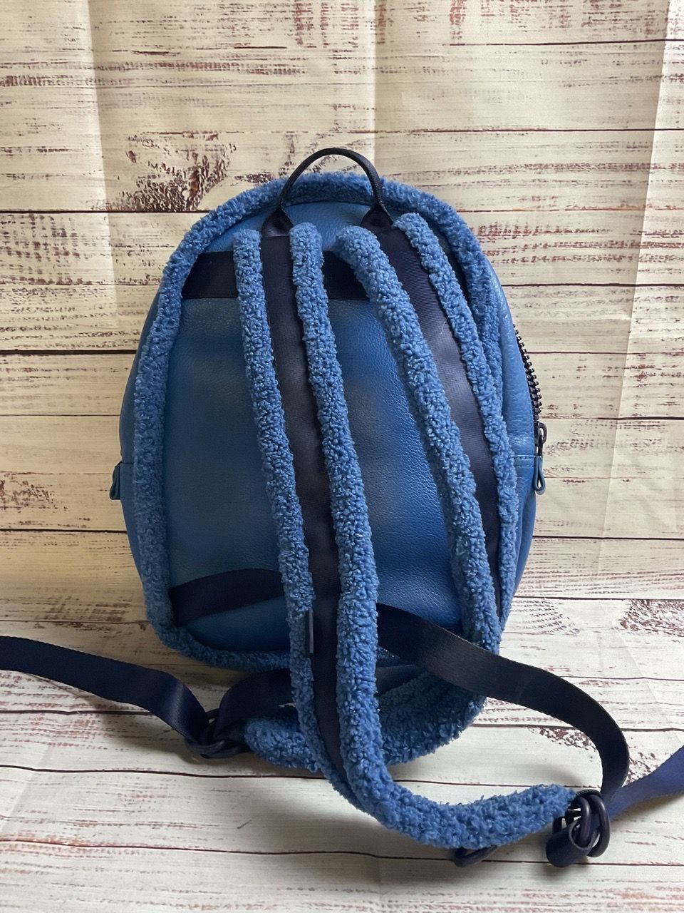 FENTY x Puma Rihanna Blue Sherpa Backpack