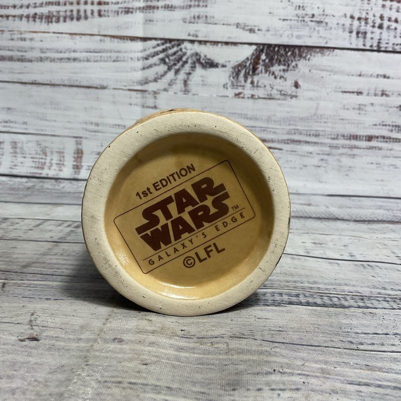 Disney Parks Star Wars Galaxy's Edge Oga's Cantina Endor Ewok Tiki Mug 1st Ed.