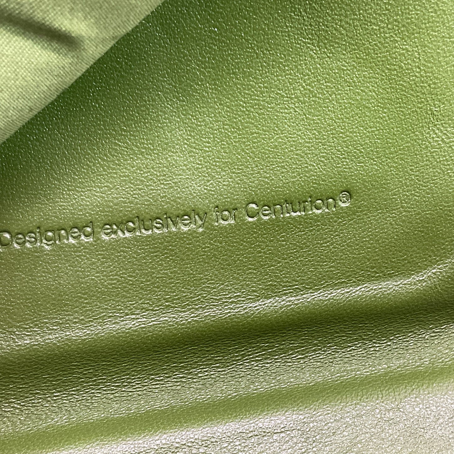 CENTURION Unisex Black/Green Bi Fold Wallet