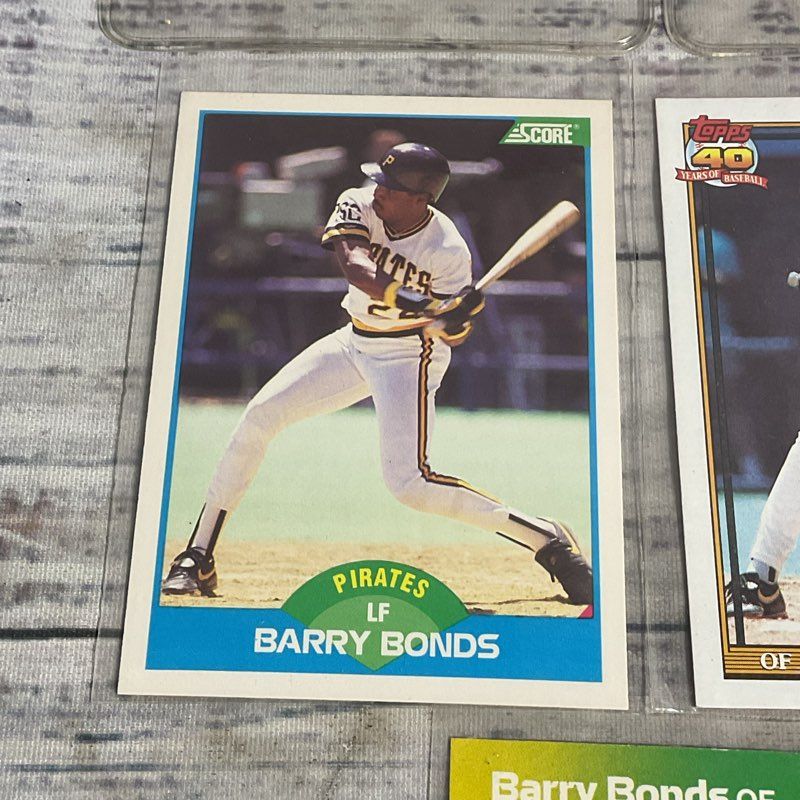 Lot Of 8 VTG Barry Bonds Baseball Cards Donruss Topps Fleer Score Ungraded