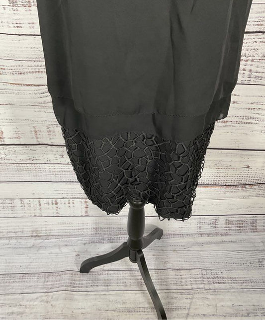 Women's Reiss Black Midi Dress - Size US 8 UK 12 EU 40