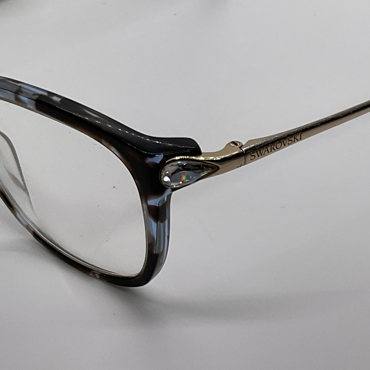 SWAROVSKI SK5350 Women's Blue Black Eyeglasses- FRAMES ONLY