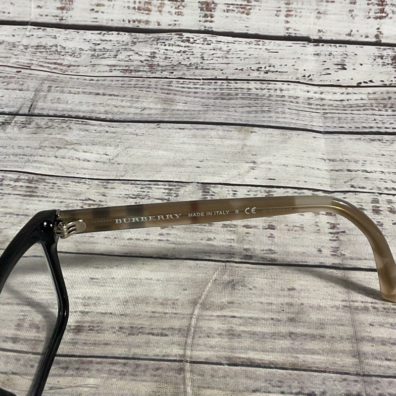 Burberry B2226 3600 Black/Gray Eyeglasses - Size 55-18-145 *FRAME ONLY*